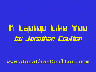 A Laptop Like You (Karaoke)