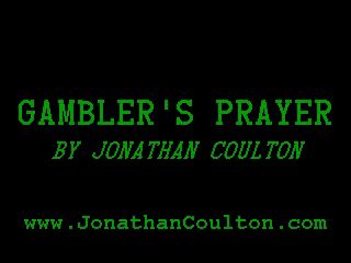 Gambler's Prayer (Karaoke)